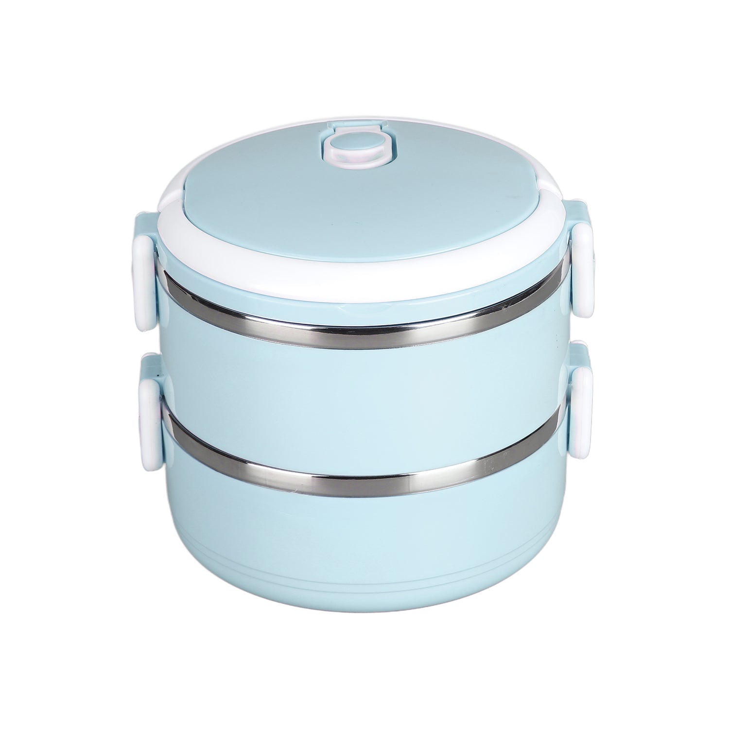 2873 Multi Layer Stainless Steel Hot Lunch Box (2 Layer) DeoDap 2873 Multi Layer Stainless Steel Hot Lunch Box (2 Layer) DeoDap